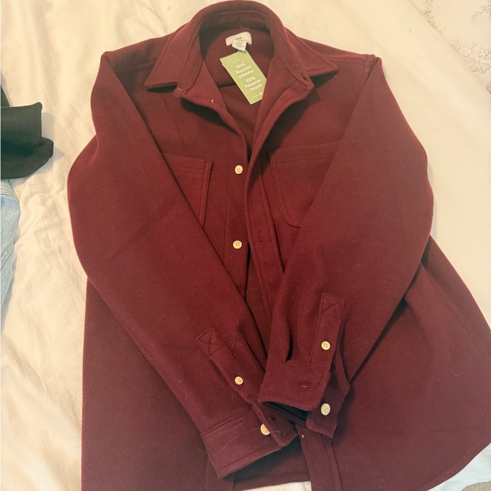 H&M Burgundy Jacket